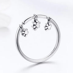 S925 Silver Pet Love Ring for Animal Lovers