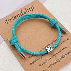 Simple Stainless Steel Geometric Friendship/Love Bracelet