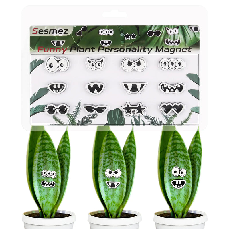 Plant Magnets Eyes 12 Pcs - Cute Potted Plant Accessories