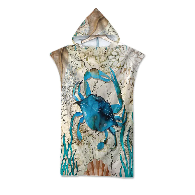 Ocean Hooded Beach Towels