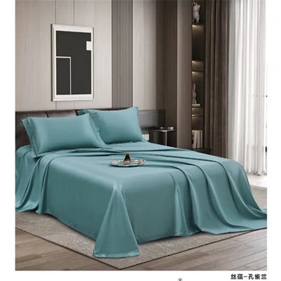 100% Bamboo Fiber Cooling Bed Sheet Set (3 Pieces)