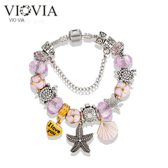 Ocean Series New DIY Bracelet with Turtle and Starfish