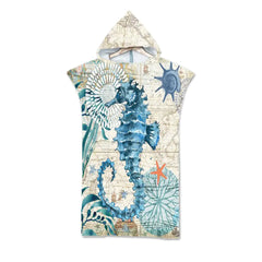 Ocean Hooded Beach Towels
