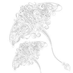 Mystical Ocean Adult Coloring Book