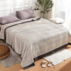 Bamboo Cotton Summer Blanket - Lightweight Gauze Throw