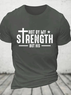 Not My Strength Bible Verse T-Shirt | Faith Apparel