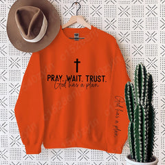 Christian Quote Crewneck Sweatshirt - Women's Oversized Inspirational Pullover