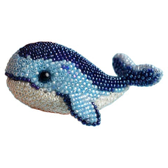Ocean-Themed Beaded Embroidery Kits - Shark & Sea Creature Beadwork Craft