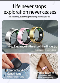 Smart Fitness Ring - Heart Rate & Health Tracking