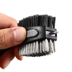 Golf Groove Cleaning Brush - Retractable Club Cleaner & Sharpener