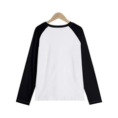 Blessed Letter Print Y2K T-Shirt - Long Sleeve 90s Tee