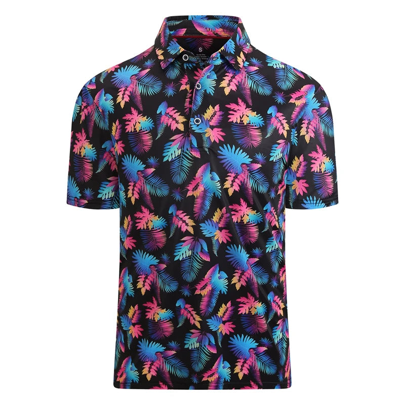 Hawaii Trends Men's Polo Shirt Golf Collection