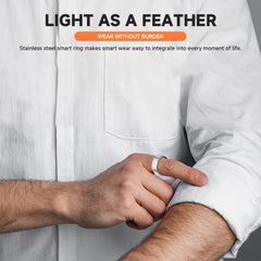 2025 Smart Ring Health & Sleep Tracker - Heart Rate & Blood Oxygen Monitor | Waterproof