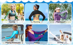 Cooling Arm Sleeves UPF 50+ Sun Protection