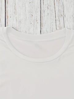 Women's Power in the Name of Jesus Print T-Shirt - Casual Round Neck Tee