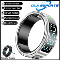 Smart Fitness Ring - Heart Rate & Sleep Monitor