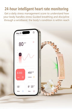 Smart Bracelet - Waterproof Heart Rate & Sleep Monitor