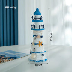 36 Styles Mediterranean Wooden Boat Anchor Lighthouse Collection Wall Hook | Nautical Decor