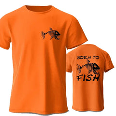Born To Fish Casual Tee - Lightweight Fishing Shirt