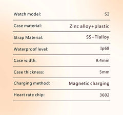 Smart Bracelet - Waterproof Heart Rate & Sleep Monitor