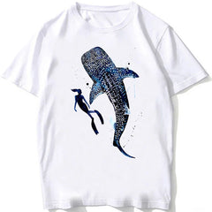 Sea Creature Anatomy Collection T-Shirt - Ocean Lover Beach Diving Tee