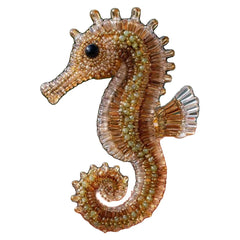 Ocean-Themed Beaded Embroidery Kits - Shark & Sea Creature Beadwork Craft