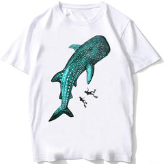 Sea Creature Anatomy Collection T-Shirt - Ocean Lover Beach Diving Tee