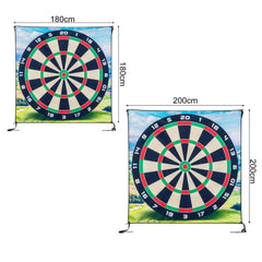 Golf Chipping Practice Mat Set - Indoor Outdoor Training Game with 16 Balls