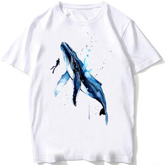 Sea Creature Anatomy Collection T-Shirt - Ocean Lover Beach Diving Tee