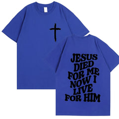 Jesus Died For Me Christian T-Shirt | Women's Faith Apparel