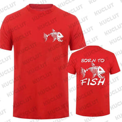 Born To Fish Casual Tee - Lightweight Fishing Shirt