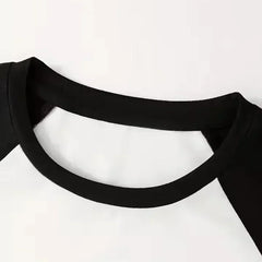 Blessed Letter Print Y2K T-Shirt - Long Sleeve 90s Tee