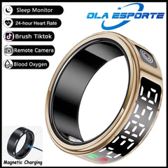 Smart Fitness Ring - Heart Rate & Sleep Monitor