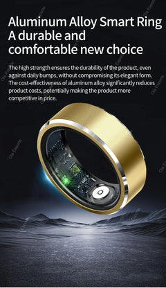 Smart Fitness Ring - Heart Rate & Health Tracking