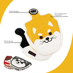 Golf Mallet Putter Cover - Character Designs | Magnetic Closure