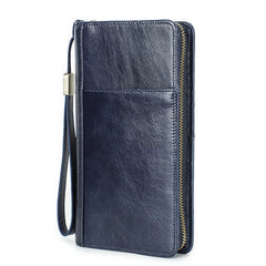 RFID Leather Passport Holder - Family Travel Organizer Wallet