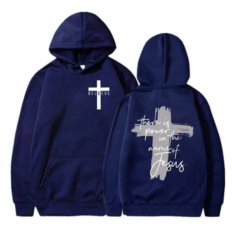 I Believe Christian Hoodie - Power in The Name of Jesus Women's Streetwear