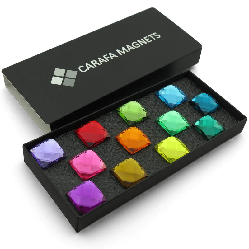 Multicolor Gem Fridge Magnets 12-Pack