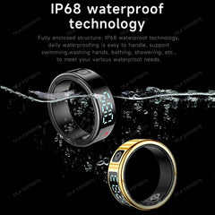 Smart Fitness Ring - Heart Rate & Sleep Monitor