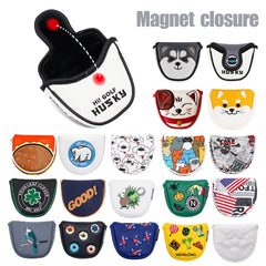 Golf Mallet Putter Cover - Character Designs | Magnetic Closure