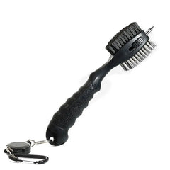 Golf Groove Cleaning Brush - Retractable Club Cleaner & Sharpener