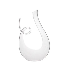 Swan Crystal Wine Decanter 1500ml - Spiral Aerator Champagne Bottle