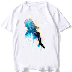 Sea Creature Anatomy Collection T-Shirt - Ocean Lover Beach Diving Tee