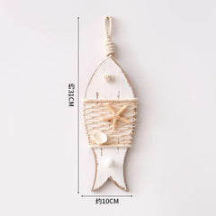 36 Styles Mediterranean Wooden Boat Anchor Lighthouse Collection Wall Hook | Nautical Decor