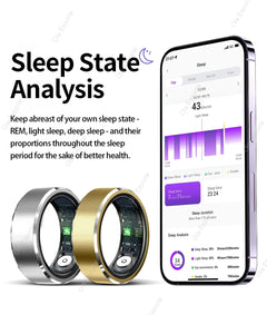 Smart Fitness Ring - Heart Rate & Health Tracking