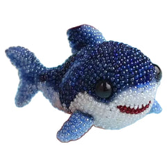 Ocean-Themed Beaded Embroidery Kits - Shark & Sea Creature Beadwork Craft