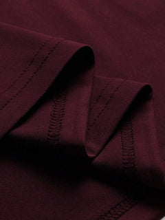 Simplicity Handwriting Cross Print Oversized T-Shirt Men's Cotton Casual