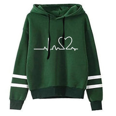 Women's Stripe Hoodie Tracksuit Set | Autumn Winter Sweatshirt Sweatpant Athleisure