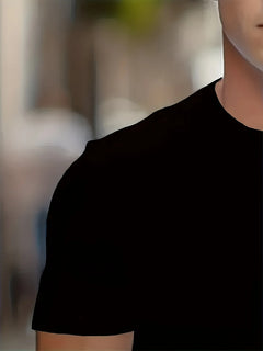 3D Jesus Is Graphic T-Shirt - Men's Crew Neck Cross Christian Tee