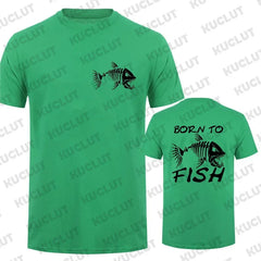 Born To Fish Casual Tee - Lightweight Fishing Shirt